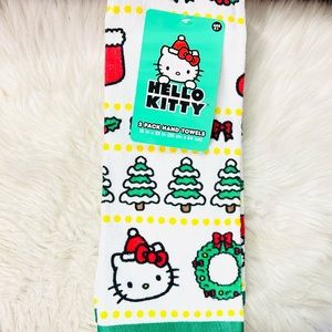 Hello Kitty Christmas Hand Towels
